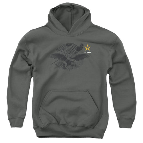 US Army Eagle and Flag Youth Hoodie