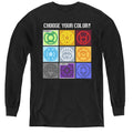 DC Comics Choose Your Color Youth Long Sleeve T-Shirt