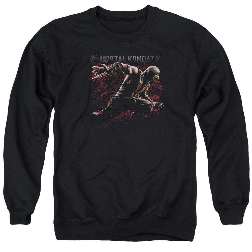Mortal Kombat X Scorpion Lunge Crewneck Sweatshirt