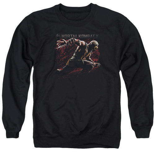Mortal Kombat X Scorpion Lunge Crewneck Sweatshirt