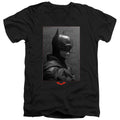 The Batman Worn Portrait V-Neck T-Shirt