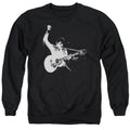 Elvis Presley Black&White Guitarman Crewneck Sweatshirt