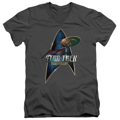 Star Trek Discovery Deco V-Neck T-Shirt