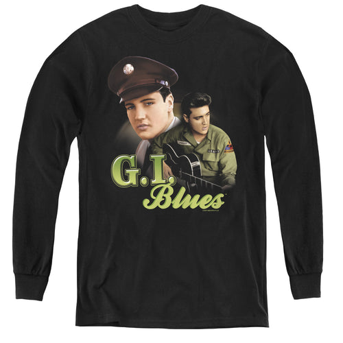 Elvis Presley G I Blues Youth Long Sleeve T-Shirt