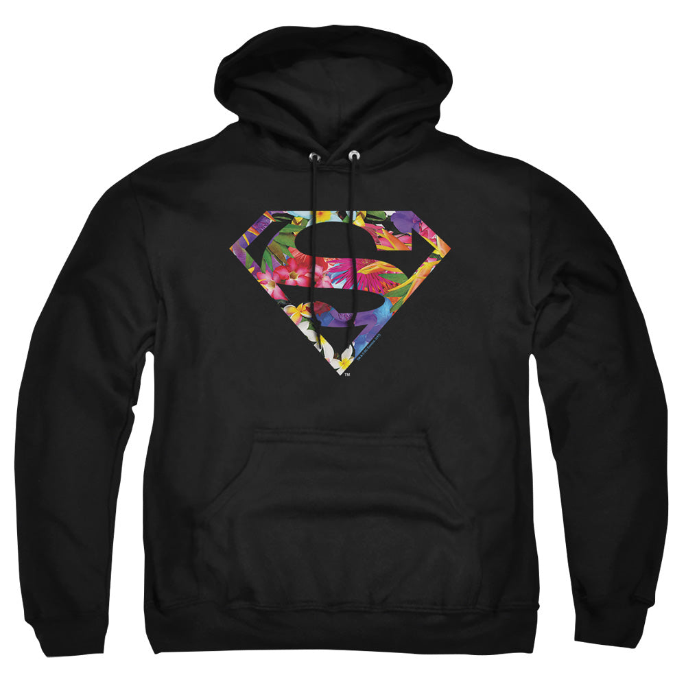 Superman Hawaiian Shield Pullover Hoodie