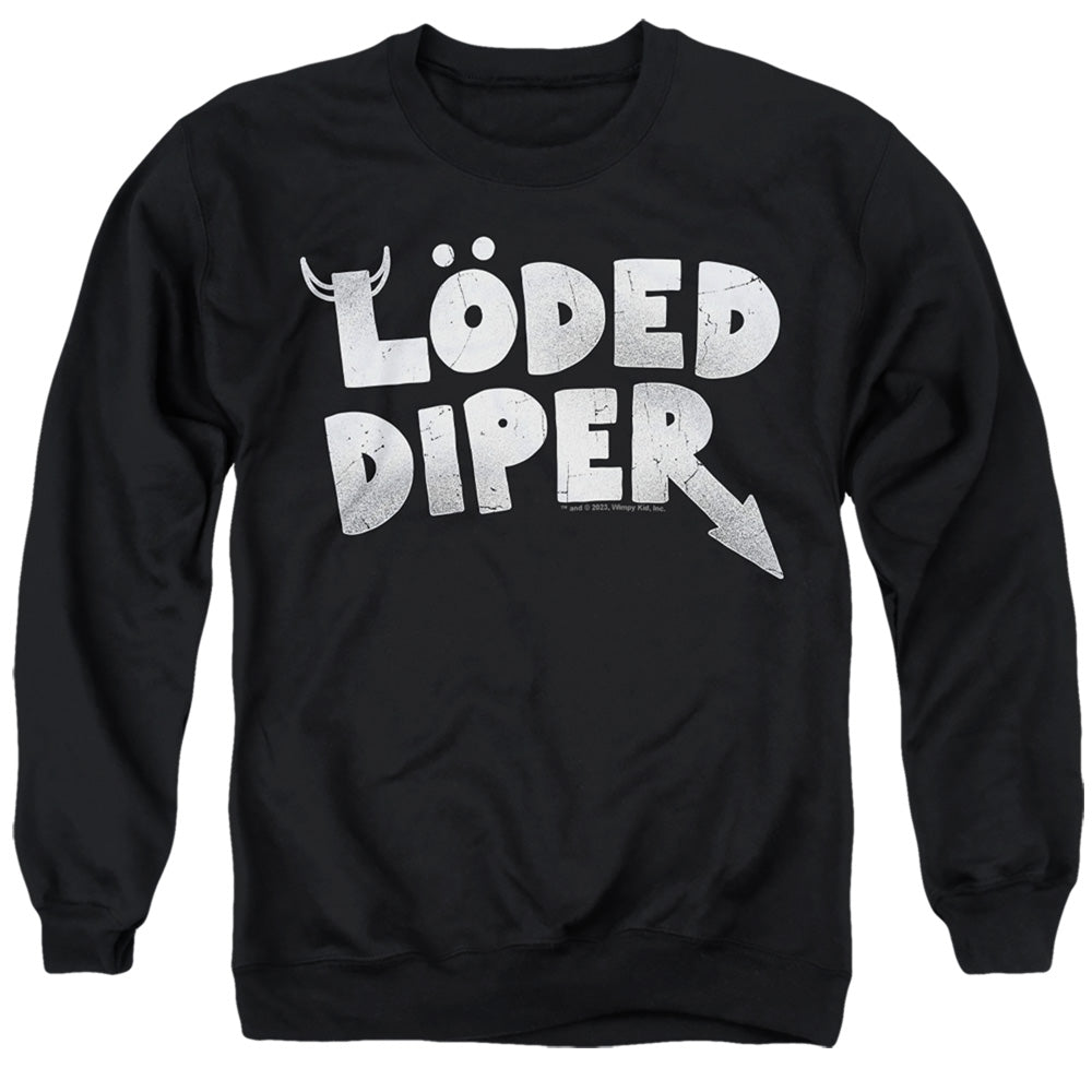 Diary of a Wimpy Kid Loded Diper Distressed Logo Crewneck Sweatshirt