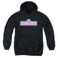 Sesame Street Pink Logo Youth Hoodie