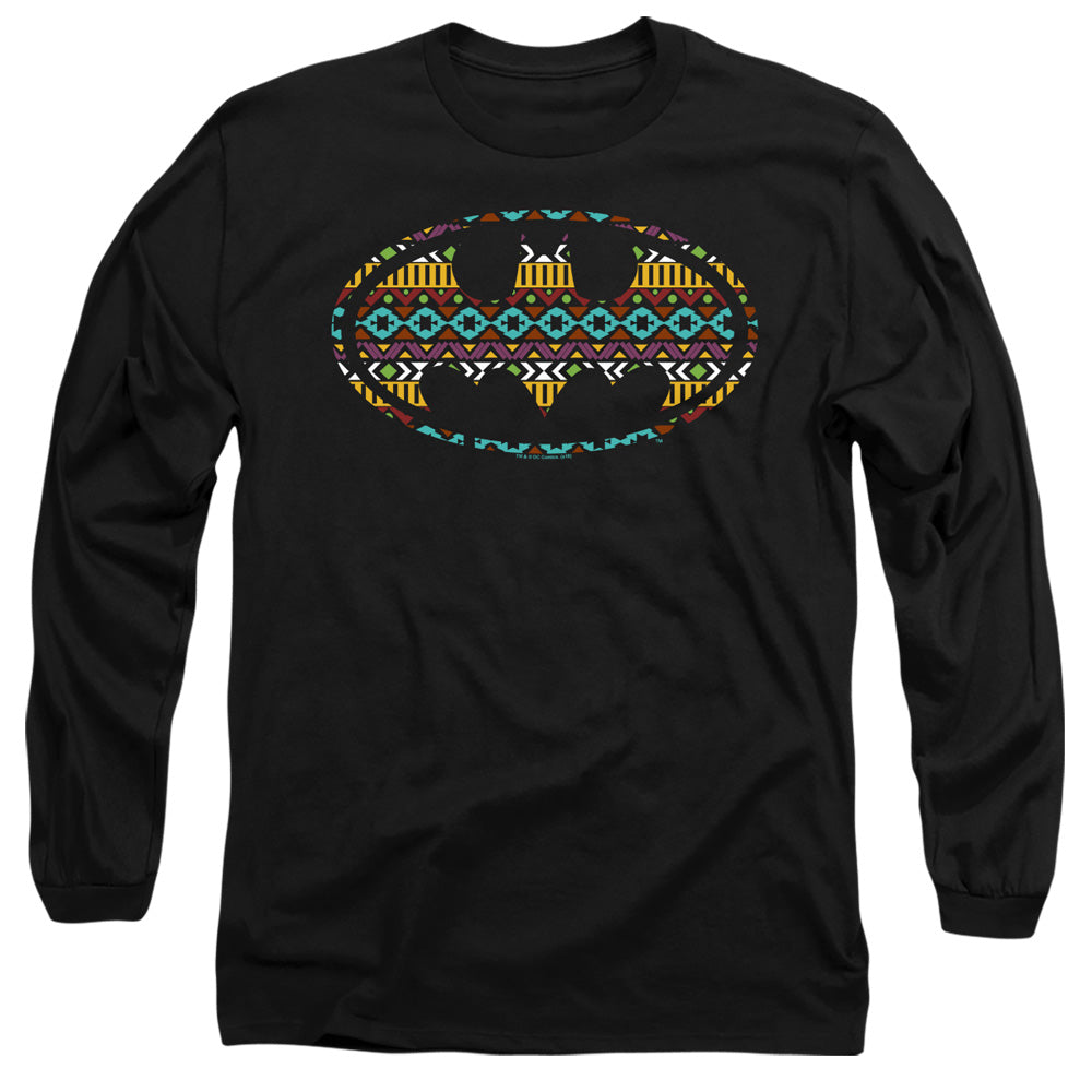 Batman Aztec Fill Long Sleeve T-Shirt