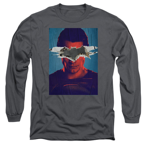 Batman v Superman Superman Poster Long Sleeve T-Shirt