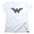 Batman v Superman Folded And Distressed Womens T-Shirt