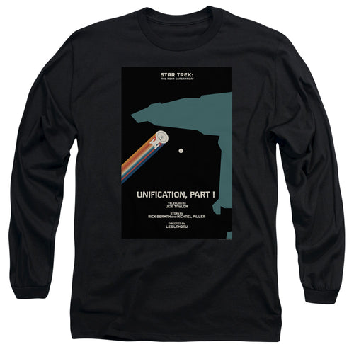 Star Trek Unification Part I Black Long Sleeve T-Shirt