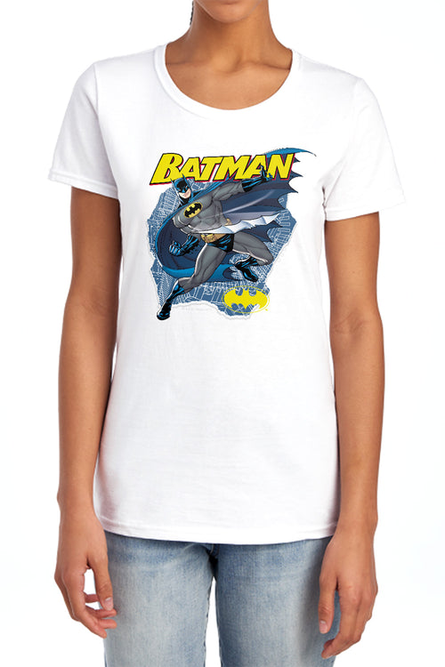 Batman Taste The Metal Womens T-Shirt