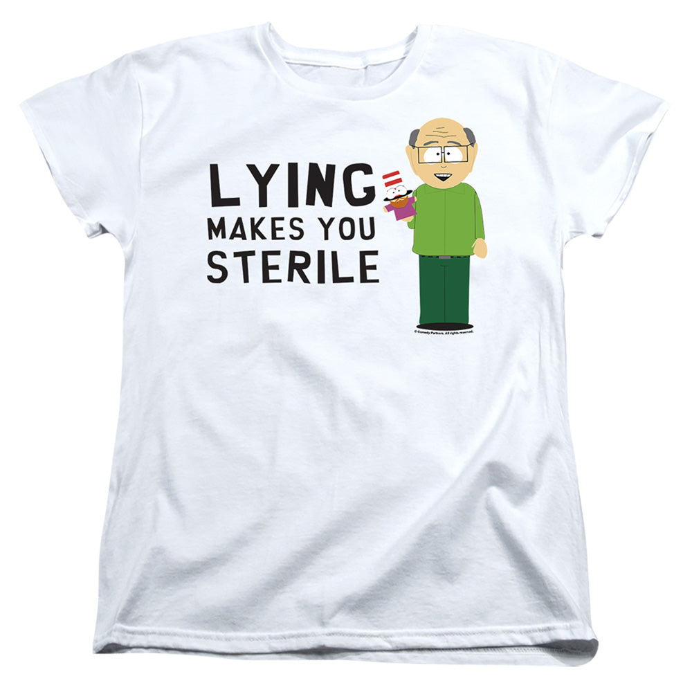 South Park Lying Makes You Sterile Womens T-Shirt