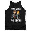 Beavis and Butthead Drums, Guitar, And Death Tank Top