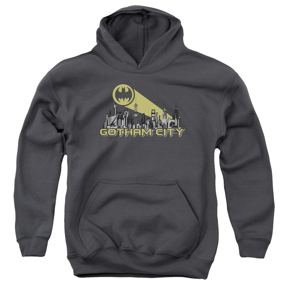 Batman Gotham Skyline Youth Hoodie
