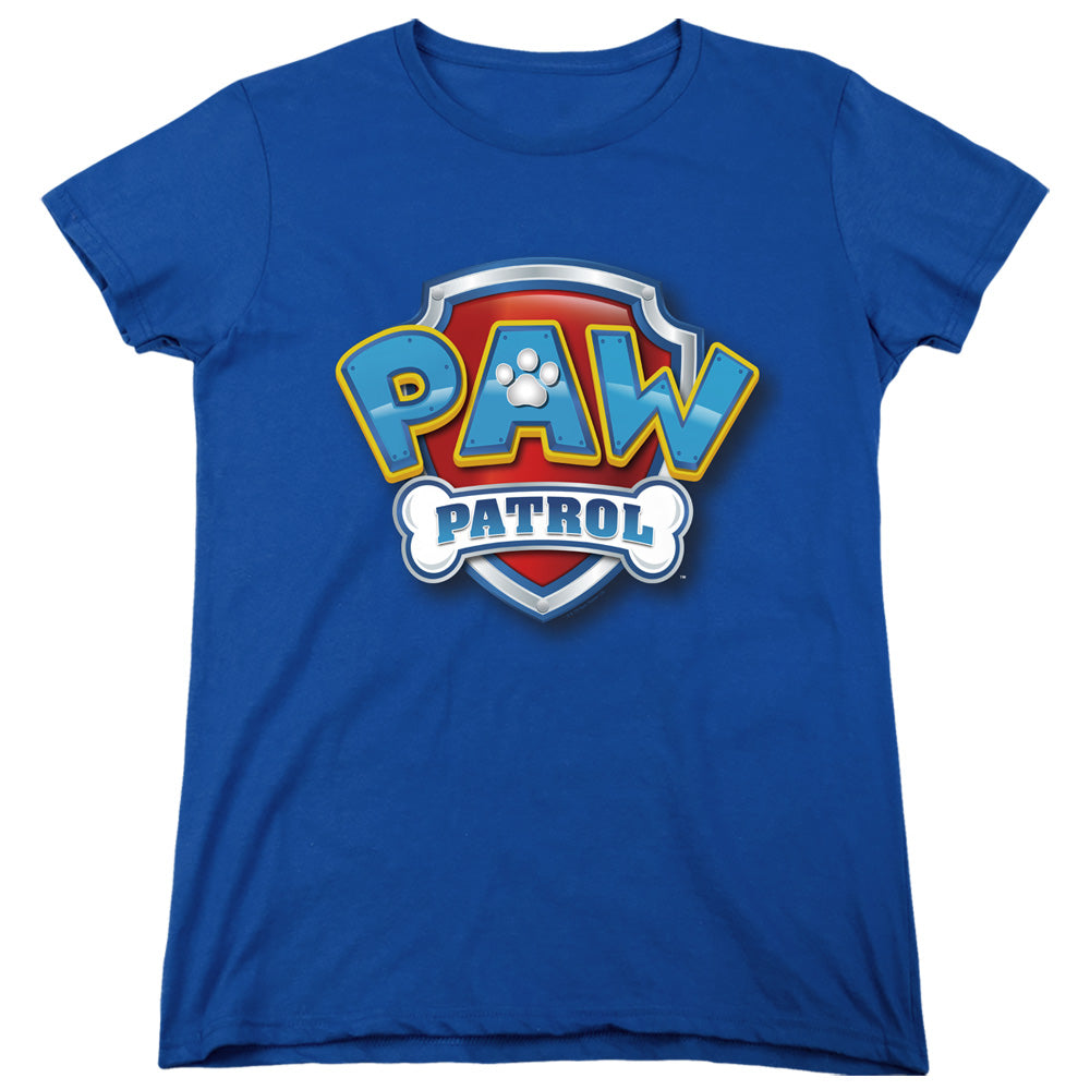 Paw Patrol 3D Logo Womens T-Shirt