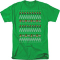 Green Lantern Ugly Christmas Sweater Pattern T-Shirt