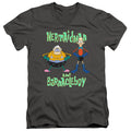 Spongebob Squarepants Mermaid Man and Barnacle Boy V-Neck T-Shirt