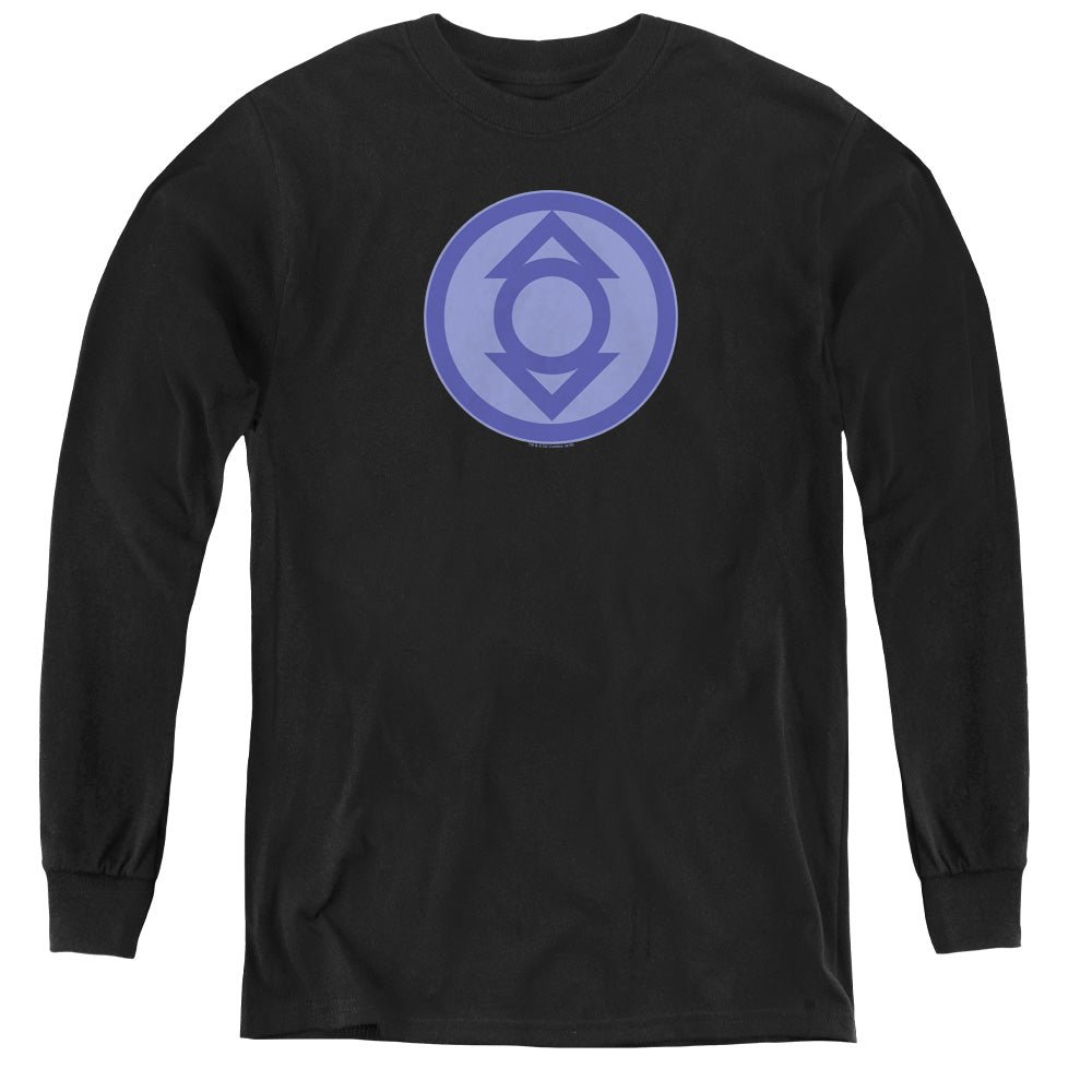 Green Lantern Indigo Symbol Youth Long Sleeve T-Shirt