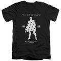 Superman Star Silhouette V-Neck T-Shirt
