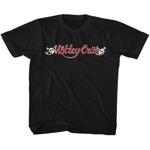 Mötley Crüe Red and White Logo Youth/Toddler T-Shirt