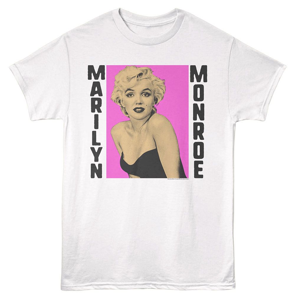 Portrait Marilyn Monroe t-shirt in white