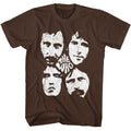Faces The Who t-shirt in dark chocolate
