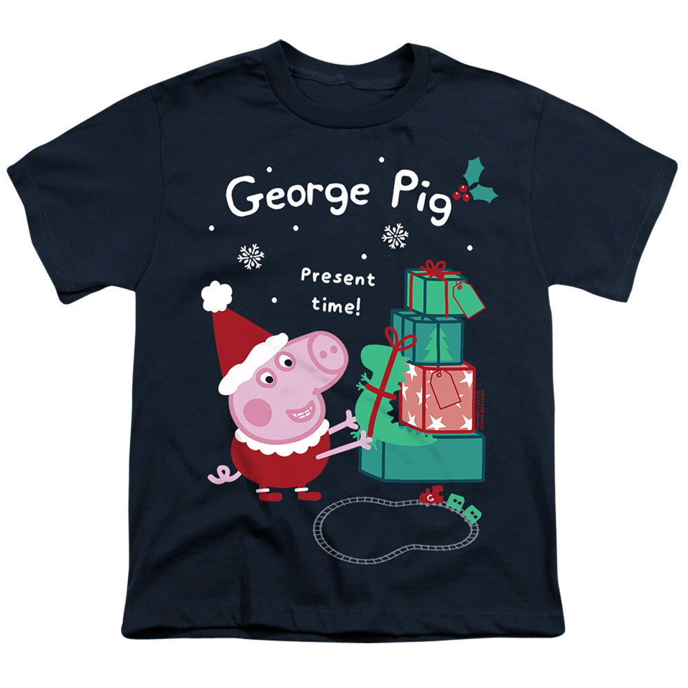 Peppa Pig Christmas Present Time with George Pig Youth/Toddler T-Shirt