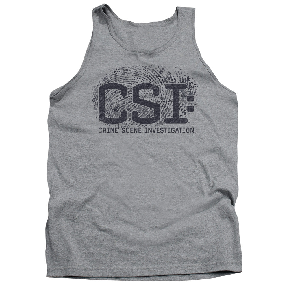 CSI Distressed Logo Tank Top