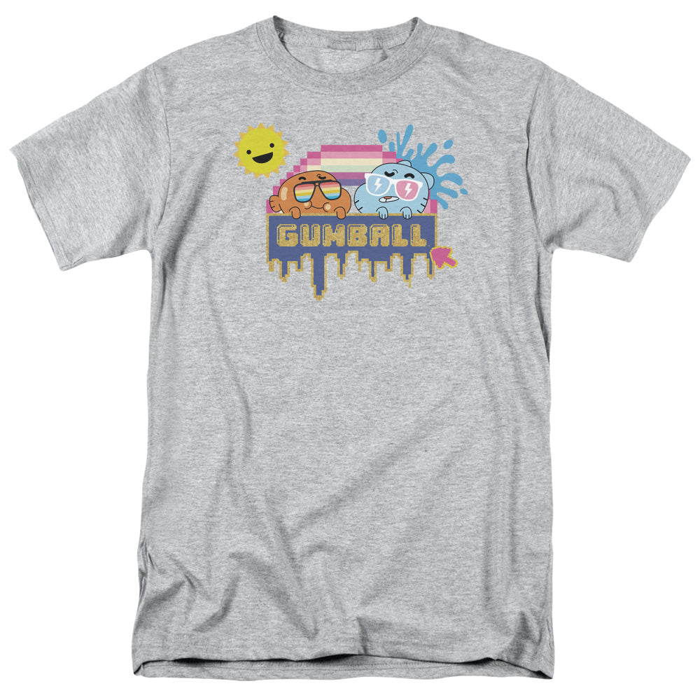 The Amazing World of Gumball Pixel Sunshine Logo T-Shirt