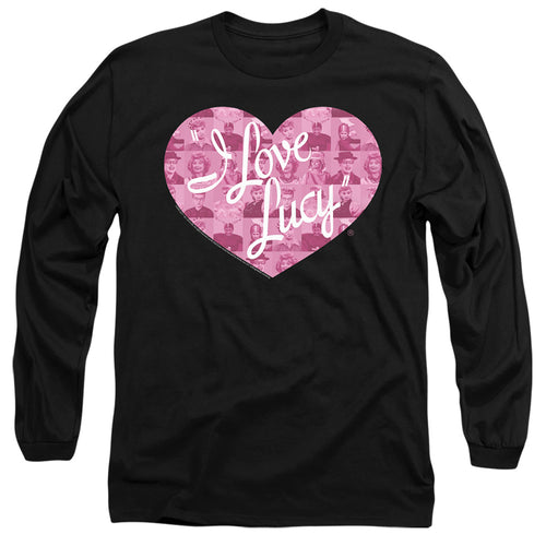 I Love Lucy Many Moods Logo Long Sleeve T-Shirt