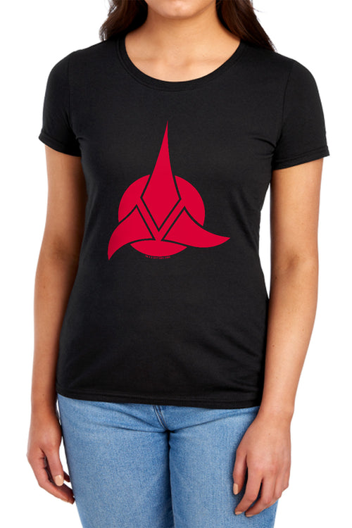 Star Trek Klingon Empire Logo Womens T-Shirt