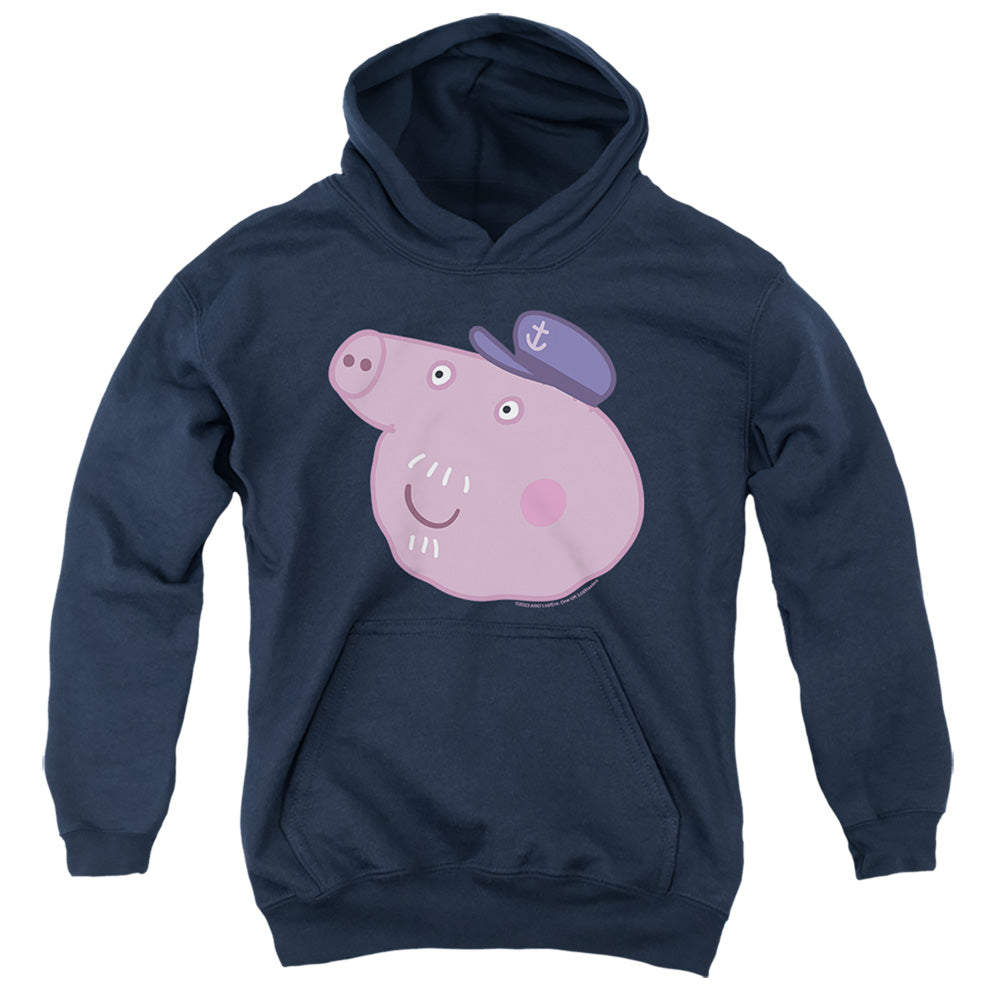 Peppa Pig Grandpa Pig Face Youth Hoodie