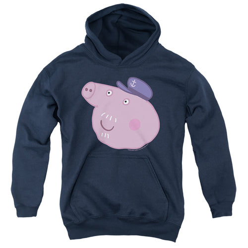 Peppa Pig Grandpa Pig Face Youth Hoodie