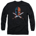 Justice League Crossed Swords Long Sleeve T-Shirt