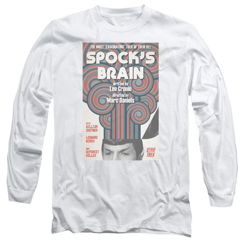 Star Trek Juan Ortiz Spock's Brain Long Sleeve T-Shirt