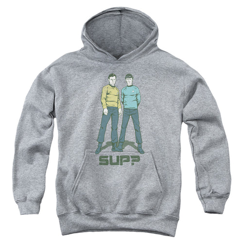 Star Trek Kirk and Spock Sup Youth Hoodie