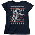 NASA Astronaut Ugly Christmas Womens T-Shirt