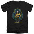 Aquaman Aqua Nouveau V-Neck T-Shirt