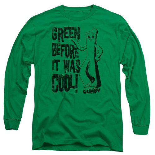 Gumby Cool Green Long Sleeve T-Shirt