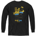 Monopoly Its Good to Be King No Logo Youth Long Sleeve T-Shirt