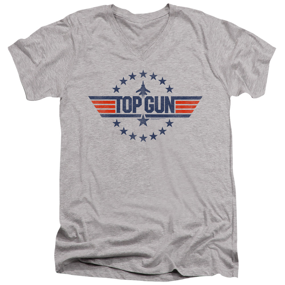 Top Gun Star Logo V-Neck T-Shirt