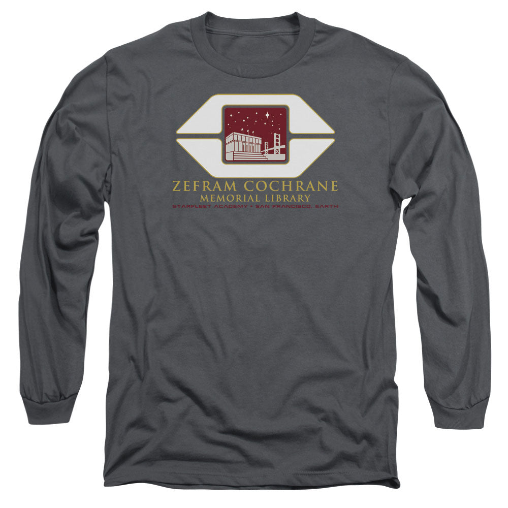 Star Trek Zefram Cochrane Memorial Library Long Sleeve T-Shirt