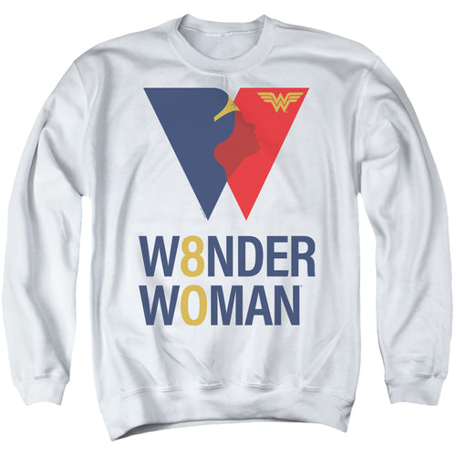 Wonder Woman WW 80th Logo Crewneck Sweatshirt