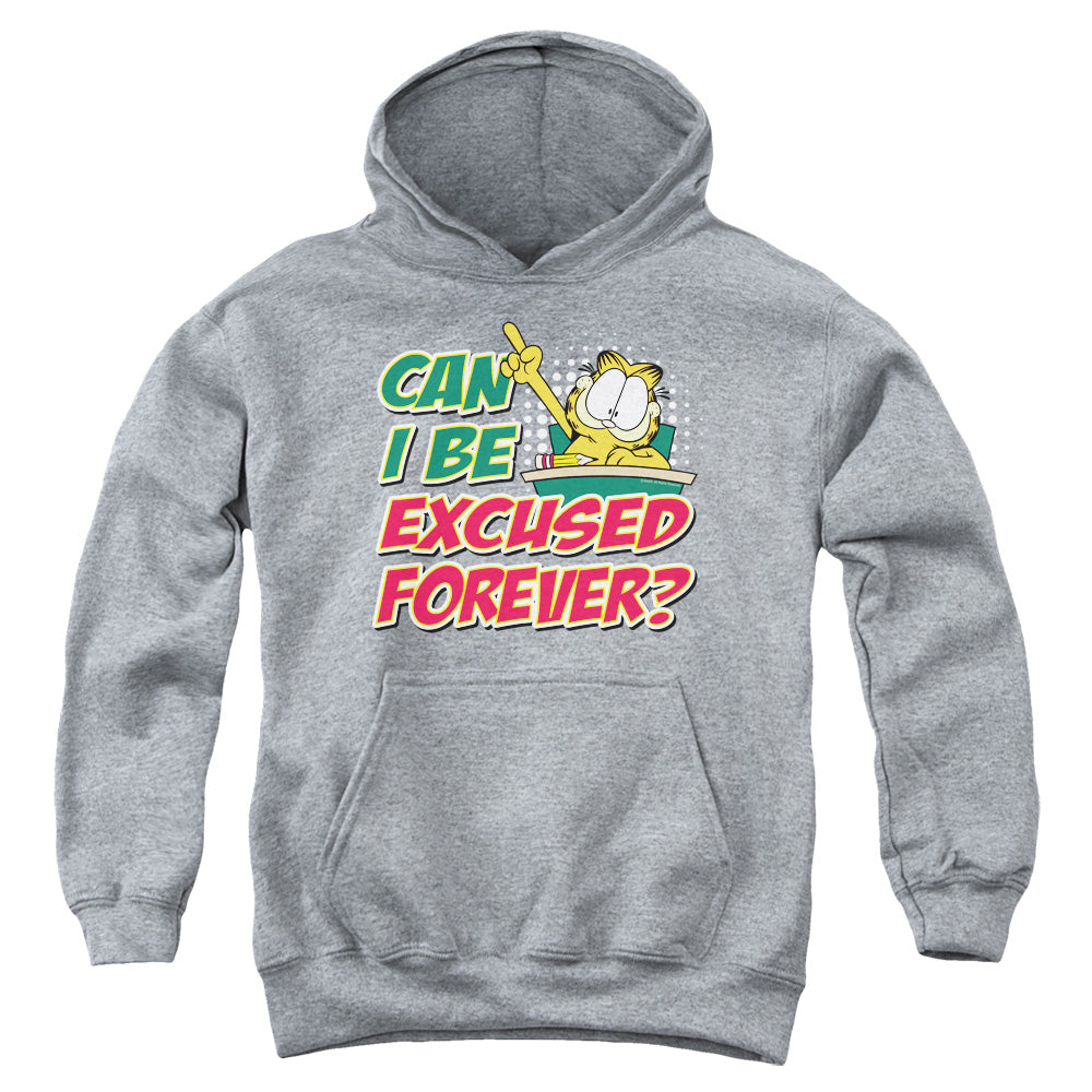 Garfield Excused Forever Youth Hoodie