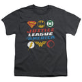 Justice League Pixel Logos Youth/Toddler T-Shirt
