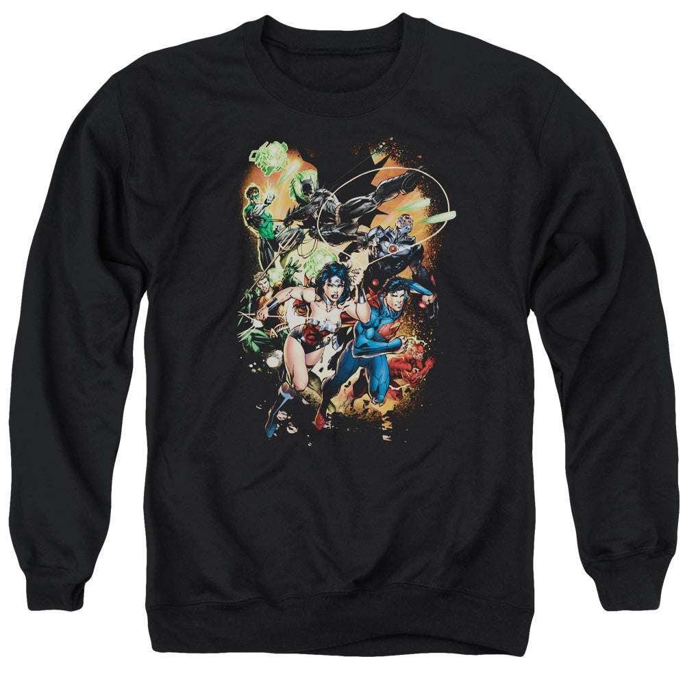 Justice League Battle Ready Crewneck Sweatshirt