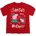 Peppa Pig And George Pig, Merry Christmas Elves Youth/Toddler T-Shirt