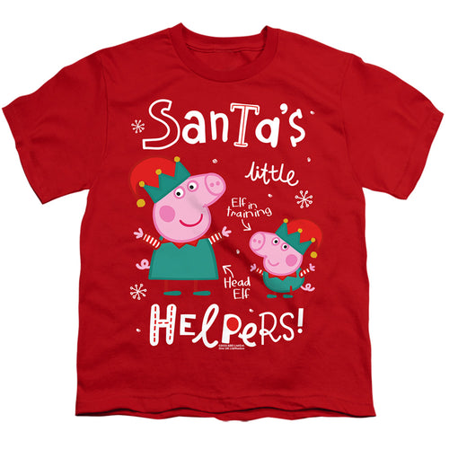 Peppa Pig And George Pig, Merry Christmas Elves Youth/Toddler T-Shirt