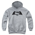 Batman v Superman Simple Logo Youth Hoodie